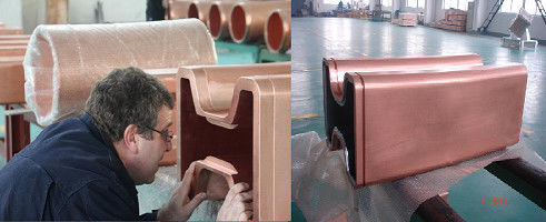 China High Strength Copper Pipes And Tubes For CCM High Thermal - Conductivity Optional Mould supplier